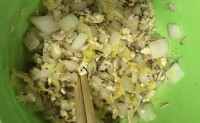 美食教程（三）白菜虾皮炒鸡蛋